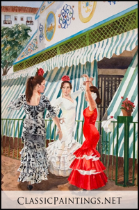Flamenco Dancers at Fair