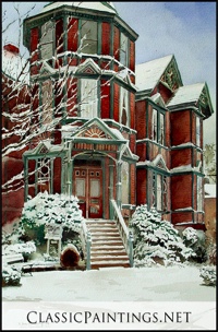 Starrett House in Winter