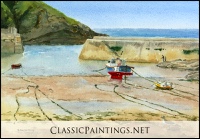 Doc Martin's "Port Wynn", Port Isaac, Cornwall, England