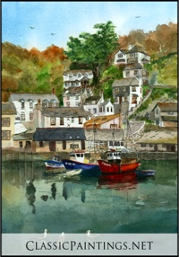 Outer Harbour, Polperro, Cornwall, England